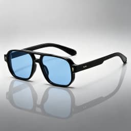 15 Colors Square Sunglasses for Men Women Double Bridge UV400 Protection Black Yellow Brown Leopard Outdoor Sun Glasses Unisex