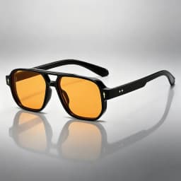 15 Colors Square Sunglasses for Men Women Double Bridge UV400 Protection Black Yellow Brown Leopard Outdoor Sun Glasses Unisex