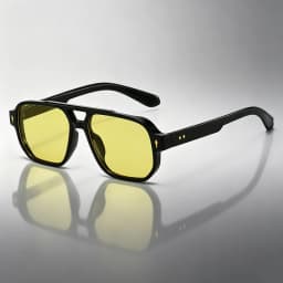 15 Colors Square Sunglasses for Men Women Double Bridge UV400 Protection Black Yellow Brown Leopard Outdoor Sun Glasses Unisex