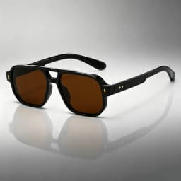 15 Colors Square Sunglasses for Men Women Double Bridge UV400 Protection Black Yellow Brown Leopard Outdoor Sun Glasses Unisex