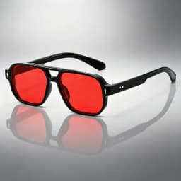 15 Colors Square Sunglasses for Men Women Double Bridge UV400 Protection Black Yellow Brown Leopard Outdoor Sun Glasses Unisex