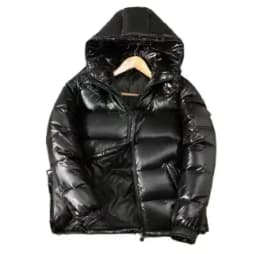 Thicken Outdoor Tops Down Coats Mens High Quality Windproof Parka Warm Puffer Winter Hooded Shiny Casual White Duck Down Jackets