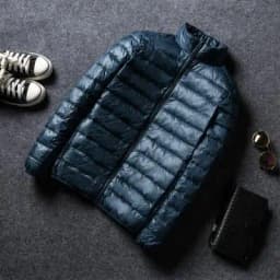 Men's All-Season Ultra Lightweight Packable Down Jacket Water and Wind-Resistant Breathable Coat Big Size Men Hoodies Jackets