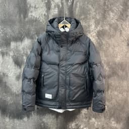 Men's Thickened Washable down Jacket Winter Trendy Handsome White Duck down Hooded Workwear Warm Outerwear Casual Style