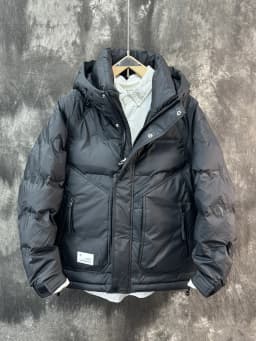 Men's Thickened Washable down Jacket Winter Trendy Handsome White Duck down Hooded Workwear Warm Outerwear Casual Style