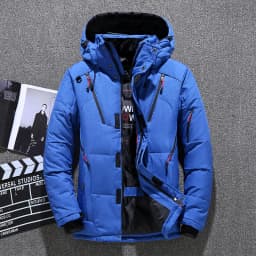 Men Down High Quality Thick Warm Winter Jacket Hooded Thicken Duck Down Parka Coat Casual Slim Overcoat With Many Pockets Mens