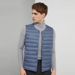 2026 New men's Sleeveless Puffer Jacket Spring Winter men 90% White Duck Down Ultra Lightweight Packable Warm Down Liner Vest