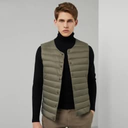 2026 New men's Sleeveless Puffer Jacket Spring Winter men 90% White Duck Down Ultra Lightweight Packable Warm Down Liner Vest