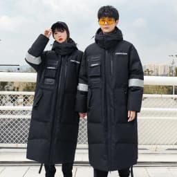 -30° 2026 New Winter Cold resistant Warm Down Jacket High Quality Men's Women X-Long(Winter) Warm Fashion Brand Parkas