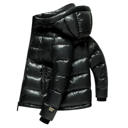Autumn Winter 90% White duck down New Style Men Down Jacket With Detachable Sleeve Men's Puffer Coat