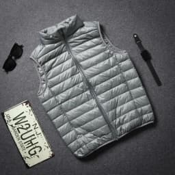 Men's Sleeveless Puffer Jacket 2025 New Autumn Spring Lightweight Water-Resistant Packable Men Down Vest Coat Plus Size 5xl 6xl
