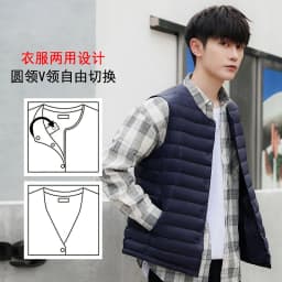 NewBang 7XL Plus Size 90 White Down Vest Men Ultra Light Down Vest Portable V-neck Sleeveless Coat Man Winter Warm Liner