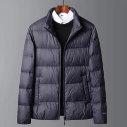Schinteon High Quality Men's 90% White Duck Down Jacket Autumn Winter Casual Outwear with Hood Coat Plus Size Male Clothing