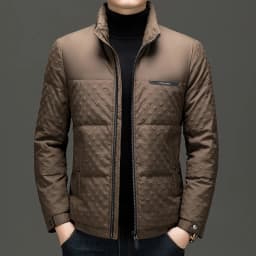Winter New Men's Trendy Down Jacket Thickened Stand-up collar Duck Down Jacket short warm Coat