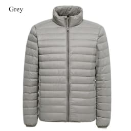 Men's Lightweight Water-Resistant Packable Puffer Jacket 2023 New Arrivals Autumn Winter Male Fashion Stand Collar Down Coats