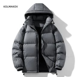 2026 Winter Hooded Men's 90% White Duck Down coat fashion warm Down Jackets casual winter Men thicken winter Jacket size M-4XL