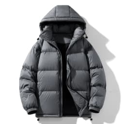 2026 Winter Hooded Men's 90% White Duck Down coat fashion warm Down Jackets casual winter Men thicken winter Jacket size M-4XL