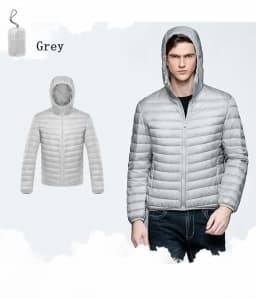NewBang Down Coat Male Ultra Light Down Jacket Men's Warm Jackets Windbreaker Lightweight Coat Feather Puffer Parka Feather Coat