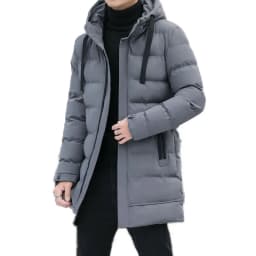 Male Winter Warm Long Outwear Hooded Thicken Mid-length Hooded For Men Warm Coat New Winter Puffer Jacket Fashion Parka Overcoat