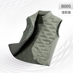 Men's Down Vest Winter Warm Lightweight Thermal Padded Sleeveless Jacket Outdoor Sports Casual Bodywarmer