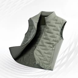 Men's Down Vest Winter Warm Lightweight Thermal Padded Sleeveless Jacket Outdoor Sports Casual Bodywarmer