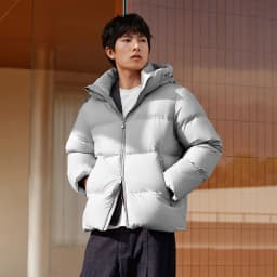 Semir Down Jacket Men Three-Resistant Outerwear Couple Winter Outfit 2026 New Hooded Top Anti-Static Men's Clothing