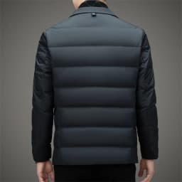 Men's Down Coat White Duck Down Jacket Winter Warm Business Slim Fit Duck Down Suit for Men Lightweigth Puffer Jacket Men JK-013