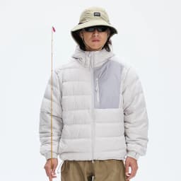 Waterproof Lightweight Hooded 90% White Down Jackets For Men Winter Portable Traveling Down Coats Men Outerwear JK-053