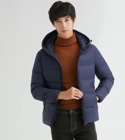 Men Thick 90% Duck Down Jackets With Hooded Puffer Jacket Man Good Manufacture Winter Spring Outwear Windproof Warm Coat Man