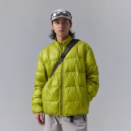 High Quality Waterproof 10D Nylon Ultra Light 90% White Down Jacket Men and Women Stand Collar Portable Puffer Jacket JK-076