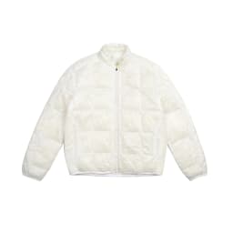 High Quality Waterproof 10D Nylon Ultra Light 90% White Down Jacket Men and Women Stand Collar Portable Puffer Jacket JK-076