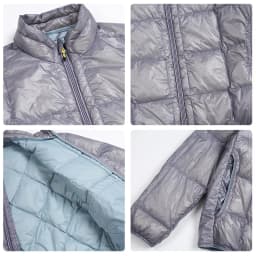 High Quality Waterproof 10D Nylon Ultra Light 90% White Down Jacket Men and Women Stand Collar Portable Puffer Jacket JK-076