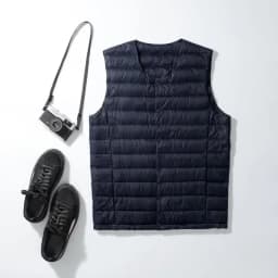 Men's Sleeveless Down Liner Vest 2026 New Autumn Winter Ultra Lightweight Packable Warm White Duck Down Men Vest Jackets