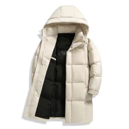 Men's 90% White Duck Down coat 2026 winter new long style warm Down Jackets woman's fashion thicken Jacket size M-5XL