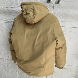 Men's Outdoor Winter Jacket Thickened Cotton Padded Coat Windproof Warm Hooded Workwear Long Zipper Closure  Color