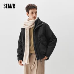 Semir Men Down Jacket Outdoor Protection 2026 Winter Warm Insulation Cold Weather Everyday Style Outdoor Layer Clean Silhouette