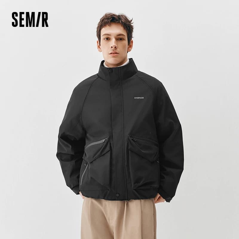 Semir Men Down Jacket Outdoor Protection 2026 Winter Warm Insulation Cold Weather Everyday Style Outdoor Layer Clean Silhouette