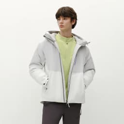 Semir Men Down Jacket 90 Percent Down Fill Rain Resistant Breathable Abrasion Resistant Outdoor Color Block Hooded 2026 New