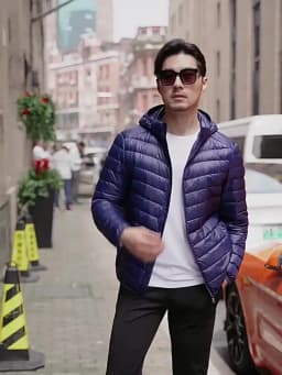 M-6XL Man Duck Down Jacket Ultra Light Spring Hooded Jackets Men Portable Outerwear Waterproof Windbreak Coat