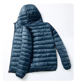 M-6XL Man Duck Down Jacket Ultra Light Spring Hooded Jackets Men Portable Outerwear Waterproof Windbreak Coat