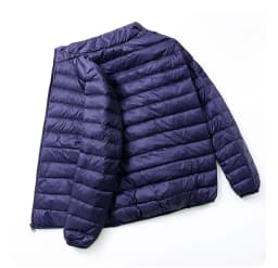 M-6XL Man Duck Down Jacket Ultra Light Spring Hooded Jackets Men Portable Outerwear Waterproof Windbreak Coat