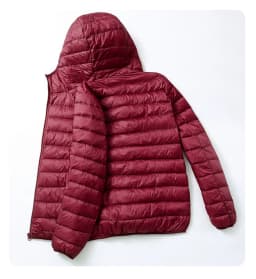 M-6XL Man Duck Down Jacket Ultra Light Spring Hooded Jackets Men Portable Outerwear Waterproof Windbreak Coat