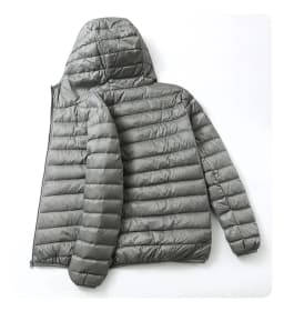 M-6XL Man Duck Down Jacket Ultra Light Spring Hooded Jackets Men Portable Outerwear Waterproof Windbreak Coat
