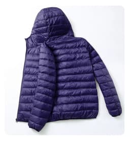 M-6XL Man Duck Down Jacket Ultra Light Spring Hooded Jackets Men Portable Outerwear Waterproof Windbreak Coat