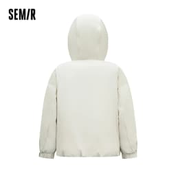 Semir Men Down Jacket Drawstring Hooded Urban Commuter 2026 New Winter Daily Wear Urban Casual Style Cold Weather Layering