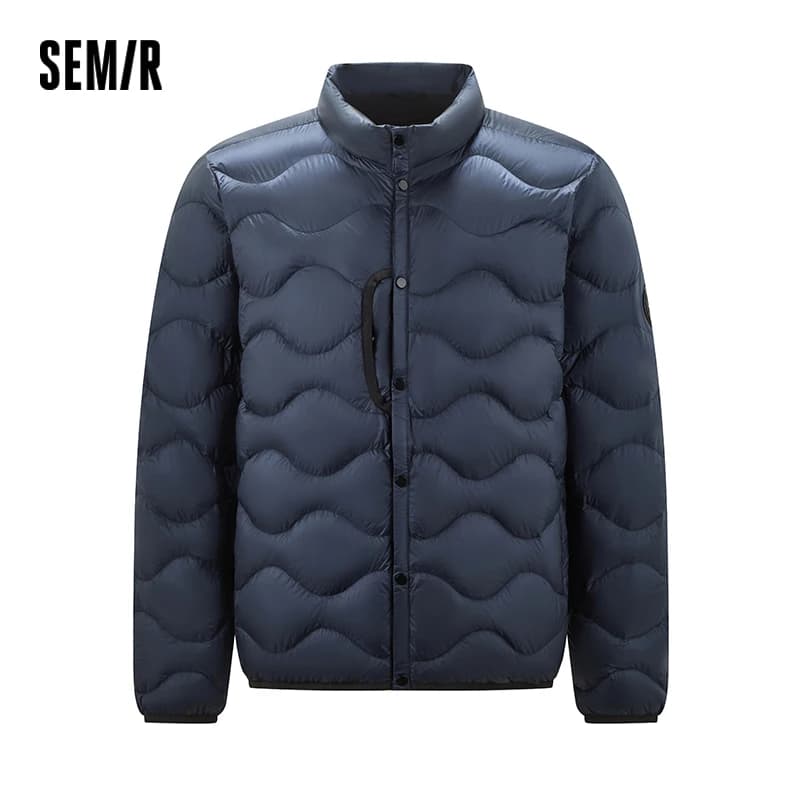 Semir Men Down Jacket 2026 Winter Cold Weather Everyday Style Outdoor Layer Warm Insulation Clean Silhouette Cold Weather Wear
