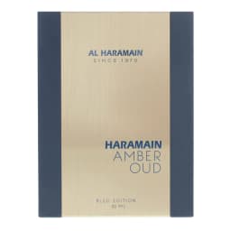 AL HARAMAIN Amber Oud Blue Edition Eau De Parfum 60ml Unisex Arabian Perfume for Women and Men Long Lasting Arabic Fragrance Pre