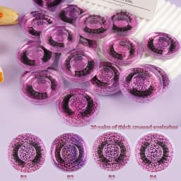 20 Pairs 4 Styles Wispy Faux Mink False Eyelashes Mixed Dramatic Thick Curled Fluffy Strip lashes Multipack for Eyes Makeup Sets
