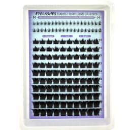 Salon-Like Lash Clusters Kit With Spikes DIY Eyelash Clusters D Curve Spiky Full Cluster Eyelash Extensions Kit Individual Lashe