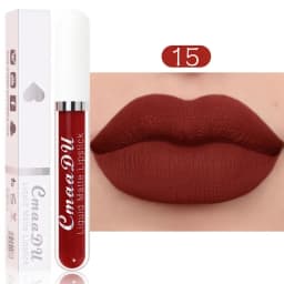 6 Colors/Set Fashion Matte Lip Gloss Sets Natural Moisturize Waterproof Lasting Velvet Sexy Red Liquid Lipstick Beauty Cosmetic